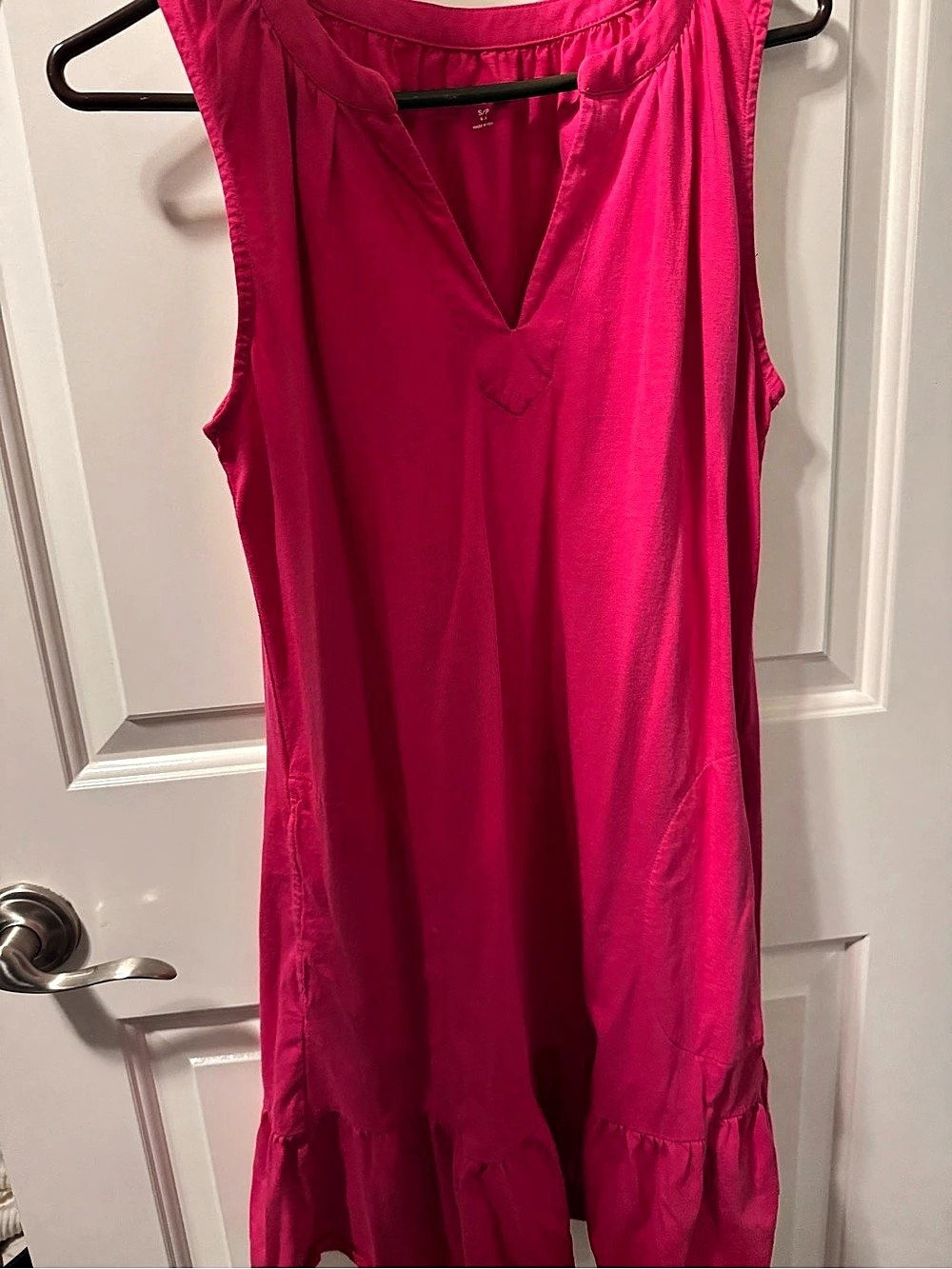 Lands' End Pink Maxi Dress Size Small Like New